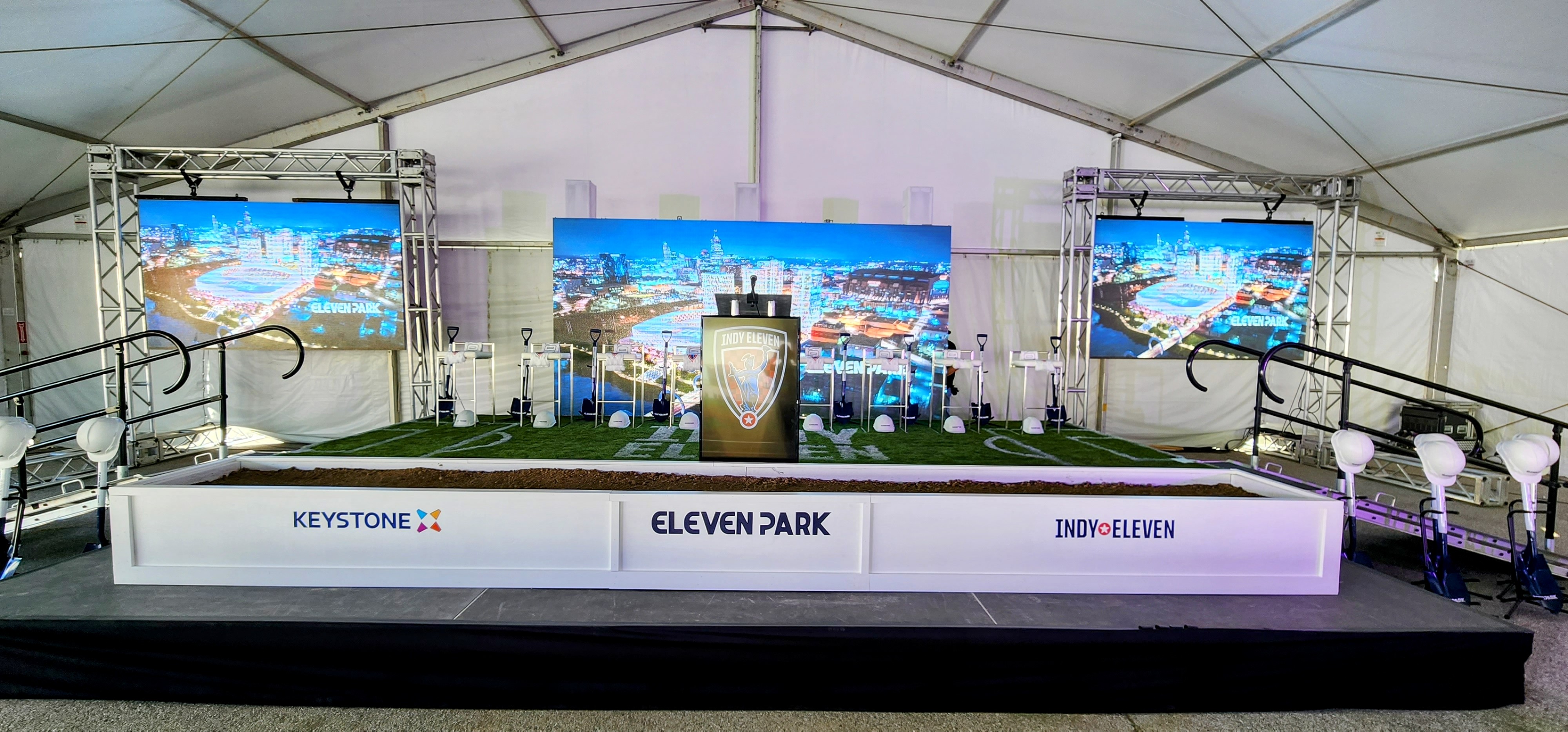 Eleven Park Groundbreaking - Corporate event - Pavilion360 portfolio